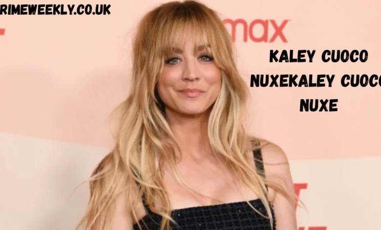 kaley cuoco nuxe