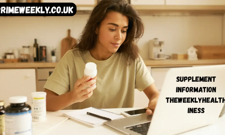 supplement information theweeklyhealthiness