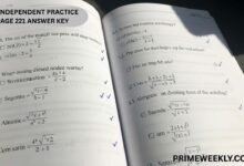 8.3 Independent Practice Page 221 Answer Key