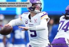 Minnesota Vikings vs Cleveland Browns Match Player Stats